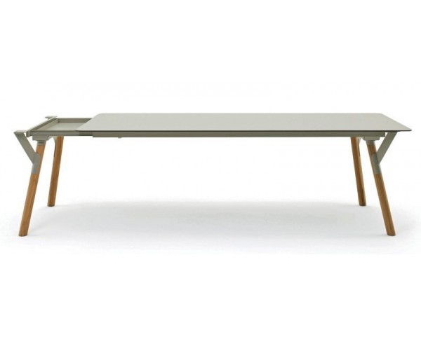 Folding dining table LINK 200/255x100 cm