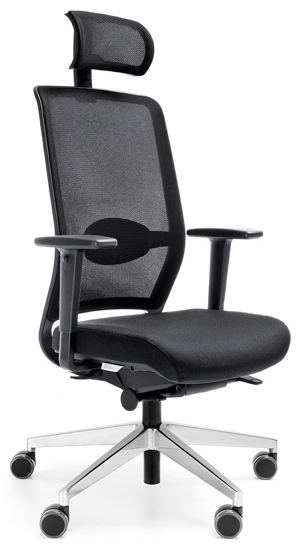 Levně ProfiM - Kancelářská židle VERIS NET 110SFL / 111SFL s vysokým síťovaným opěrákem a Synchro