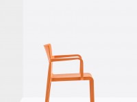 Chair VOLT 675 DS with armrests - orange - 3