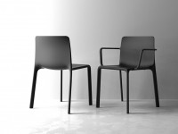 Židle KES s područkami - černá - 3