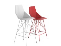 Barová židle FAZ červená - VÝPRODEJ - 2