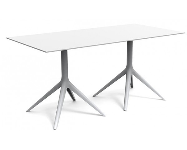 Stůl MARI-SOL čtyřramenná podnož, HPL deska, 158x79 cm