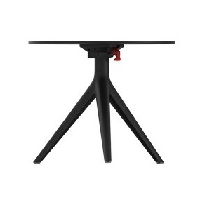 Sklápěcí čtvercový konferenční stolek MARI-SOL, HPL - různé velikosti (tříramenná podnož)