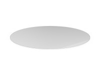 FAZ round coffee table with glass top - various sizes - 2