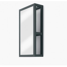 Hanging mirror with shelf FRAME 90
