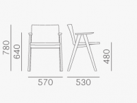 Židle OSAKA 2816 - DS - 3