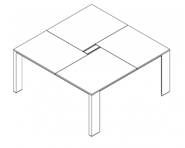 Jednací stůl ONO 160x160 cm