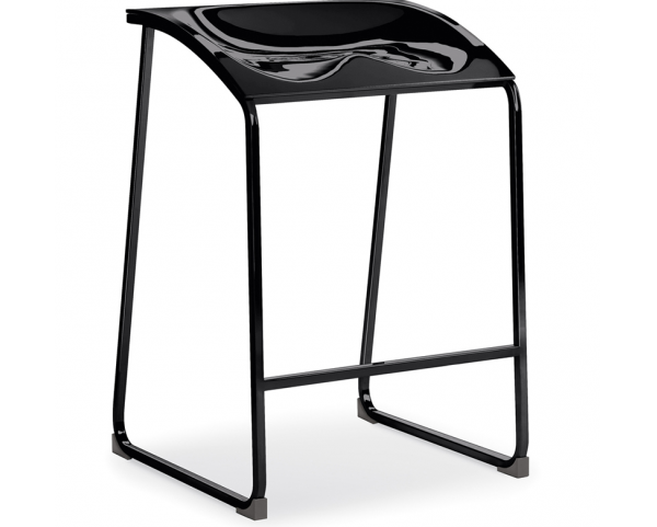 Low bar stool AROD 500 DS - black