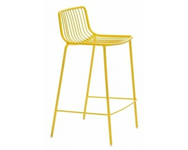 Nízka barová stolička NOLITA 3657 DS - žltá