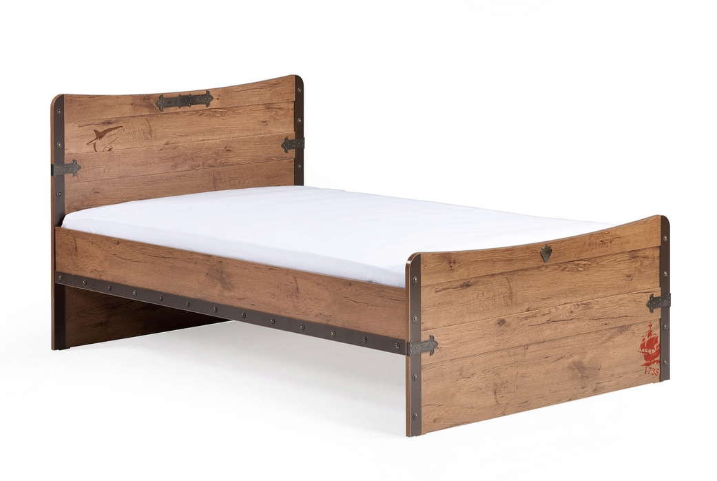Levně ČILEK - Dětská postel PIRATE včetně matrace 120x200 cm