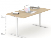Height adjustable table ONE H 160x70 cm - 3