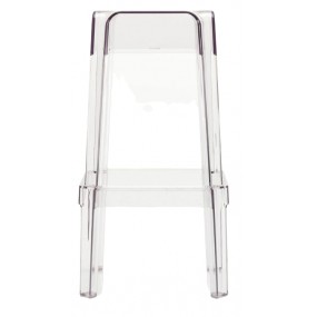 Vysoká barová stolička RUBIK 580 DS - transparentná