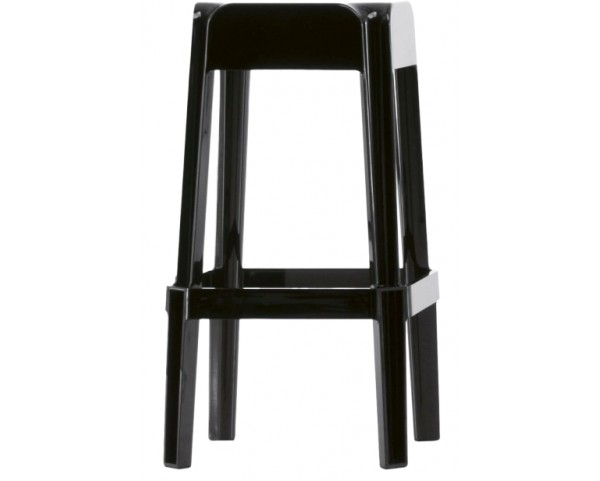 Vysoká barová židle RUBIK 580 DS - černá