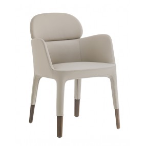 Chair ESTER 690 DS - beige leather