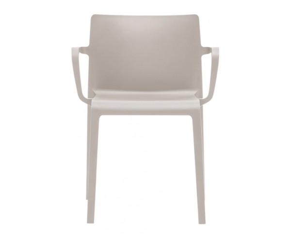 Chair VOLT 675 DS with armrests - beige