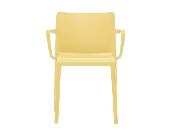Stolička VOLT 675 DS s podrúčkami - žltá