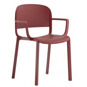 Židle s područkami DOME 265 DS - červená