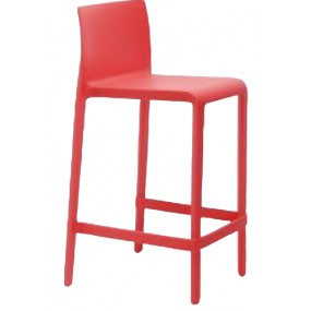 Nízka barová stolička VOLT 677 DS - červená