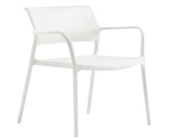 Židle s područkami ARA LOUNGE 316 DS - bílá