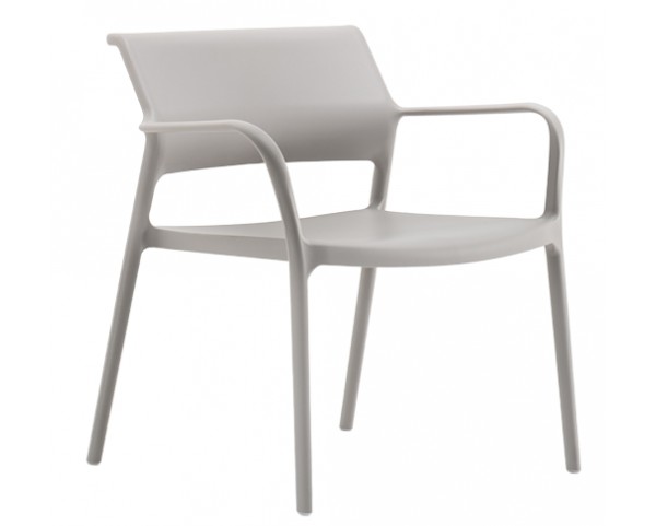 Chair with armrests ARA LOUNGE 316 DS - beige