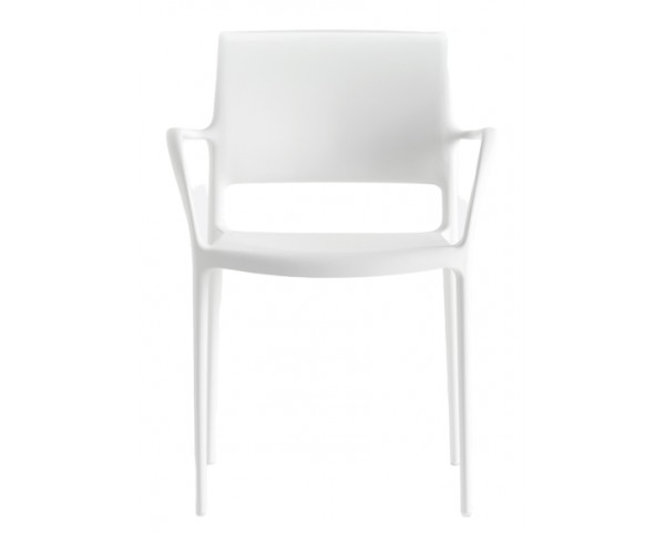Chair with arms ARA 315 DS - white