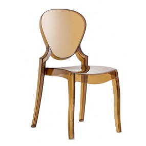 Chair QUEEN 650 DS - transparent brown