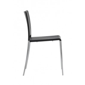 Židle MYA 700 DS s hliníkovou podnoží - černá