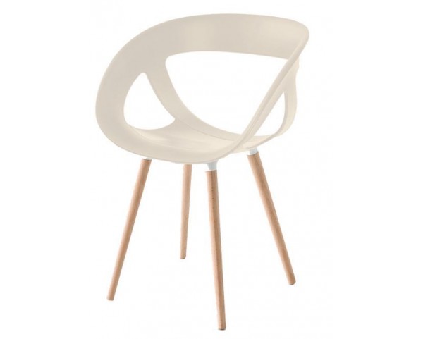 Chair MOEMA BL - beige/beech