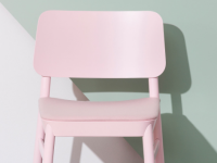 Dřevěná židle DRUM 071 s čalouněným sedákem - 3