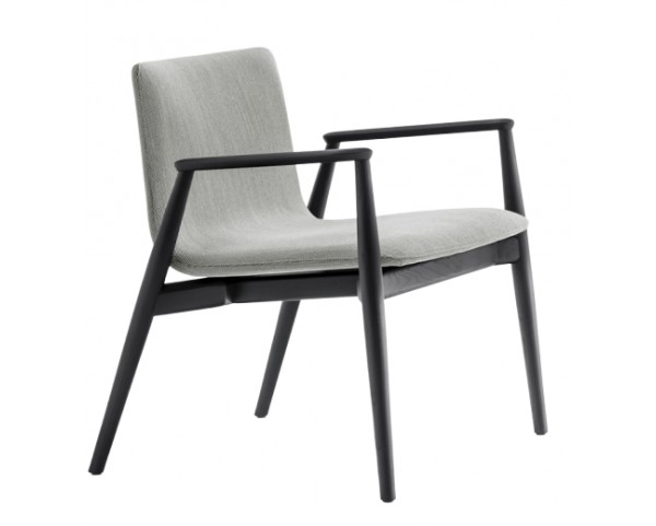 Upholstered armchair MALMÖ 296 DS - grey