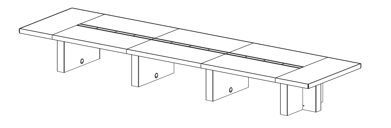 Levně FREZZA - Jednací stůl CX - 620x160