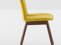 Dřevěná židle s čalouněným sedákem HIPPY 635 - 3