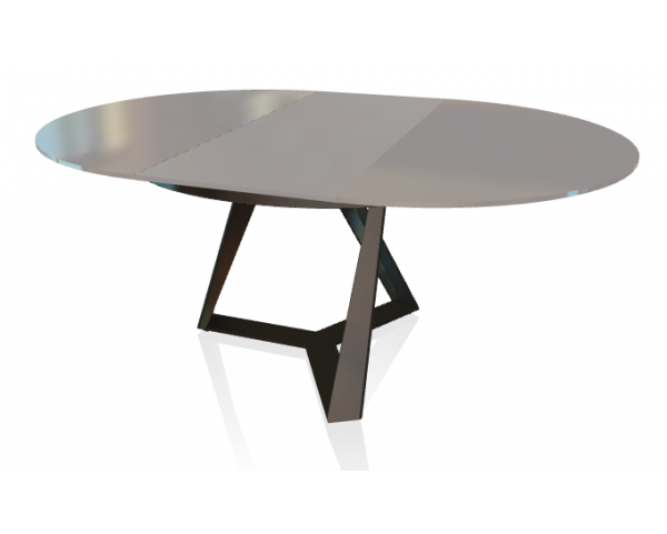 Rozkladací okrúhly stôl Millennium, 125-175 cm
