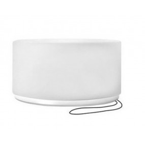 Svítící stolek / pouf WOW 475 DS - bílá