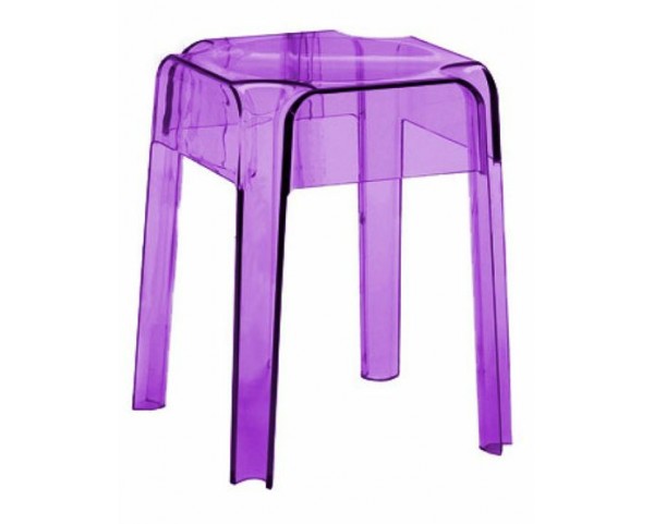 Chair RUBIK 583 DS - transparent purple