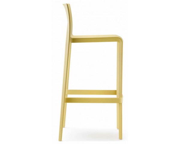 High bar stool VOLT 678 DS - yellow