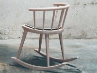 Wooden rocking chair W. 608 - 2