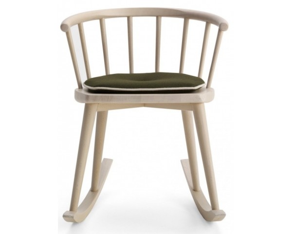 Wooden rocking chair W. 608