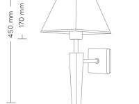 Wall lamp TOPAZ - 3
