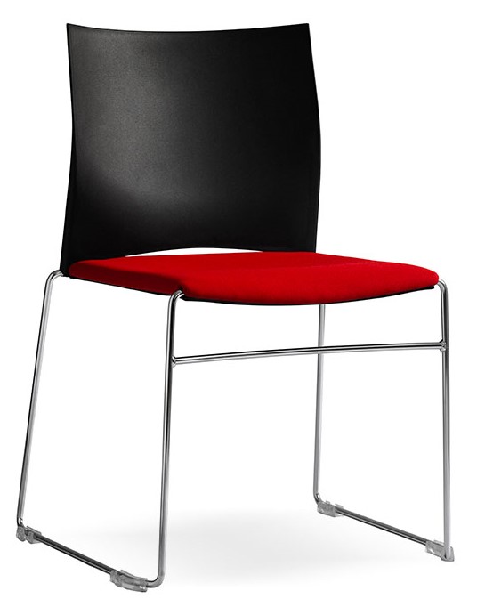 Levně RIM - Konferenční židle WEB 001 s čalouněným sedákem