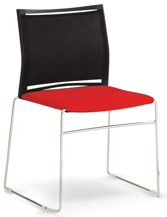 Levně RIM - Konferenční židle WEB 011 s čalouněným sedákem