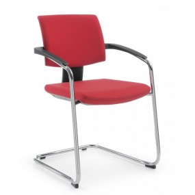 XENON 20V 2P chair with cantilever base and armrests