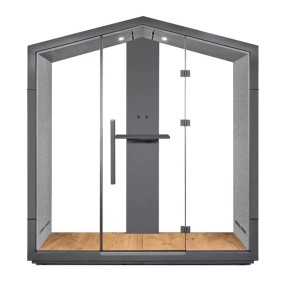 Glass acoustic booth TREEHOUSE THS 2T G2, without seat