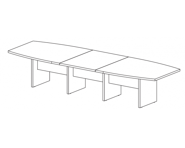 Jednací stůl ASSET 370, 420x120 cm