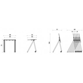 Skladací stôl Zero9 Table