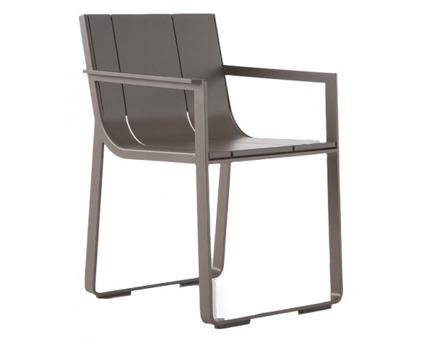 FLAT chair with armrests