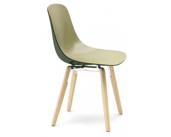 PURE LOOP BINUANCE chair with wooden base