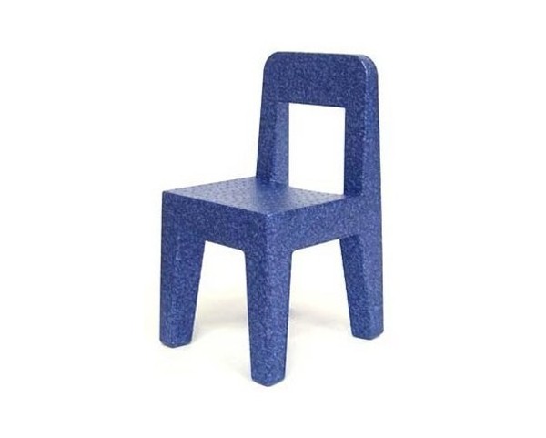Children's chair SEGGIOLINA POP - blue