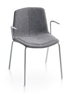 Levně MAXDESIGN - Čalouněná židle s područkami STRATOS 1111
