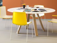 Židle TWEET 890 bicolour DS - bílo-žlutá - 2